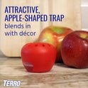 Terro Fruit Fly Traps for Indoors (4 Pack) + 180 Days of Lure Supply