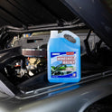 ABRO Windshield Washer Fluid Ready to Use Formula - 1 Gallon, Pre-Mixed, Streak-Free Cleanliness, 2-In-1 Removes Bugs & Tar
