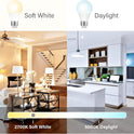 Sigalux LED Light Bulbs 60 Watt Equivalent A19 Standard Light Bulbs 2700K Warm, Non-Dimmable Energy Efficient 9.5W LED Soft White Bulb with E26 Medium Base, 800 Lumens, UL Listed, 4 Packs