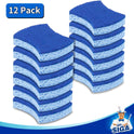 MR.SIGA Non-Scratch Cellulose Scrub Sponge, Dual-Sided Dishwashing Sponge for Kitchen, 12 Pack