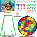 Large Dart Board for Kids, Kids Double-Sided Dart Board with Sticky Balls and Darts, Indoor/Outdoor Sport Fun Party Play Game Toys, Gifts for 3 4 5 6 7 8 9 10 11 12 Year Old Boys Girls