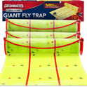 Catchmaster Giant Fly Glue Trap 3-Pack 30 Feet Each, Adhesive Fly Traps Outdoor, Sticky Bug Catcher, Bulk Flying Insect Paper Roll, Pet Safe Pest Control for Garage, Barn, Greenhouse & Garbage Room