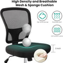 Armless Drafting Chair Tall Office Chair Adjustable Height High Back Ergonomic Desk Chair Drafting Stool Rolling Bar Stools Chairs with Footrest and Wheels