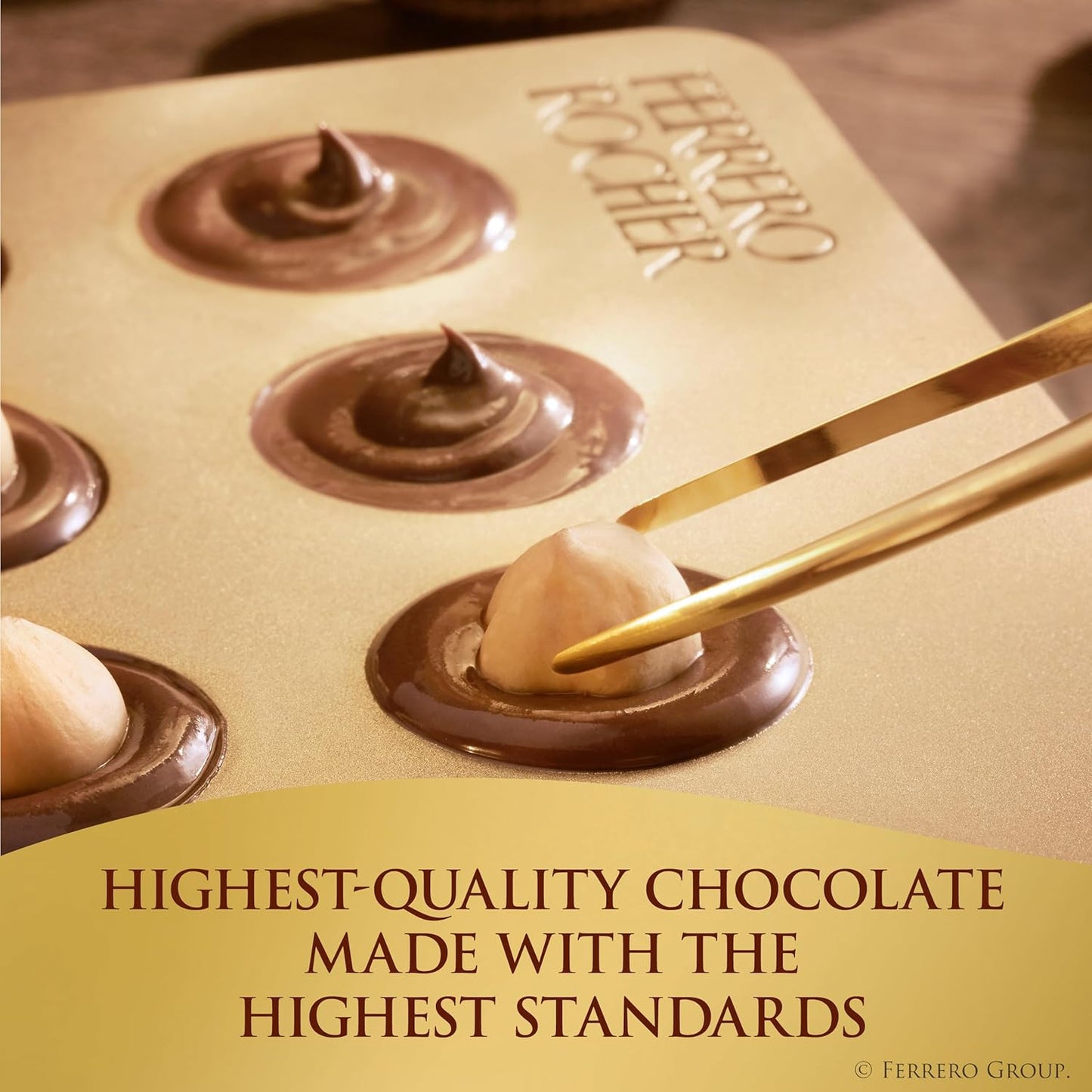 Ferrero Collection Gourmet Gift Box, 24 Assorted Confections with Hazelnut, Dark Chocolate and Coconut, 9.1 oz