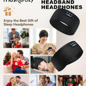 MUSICOZY Sleep Headphones Bluetooth 5.4 Headband, Sports Wireless Earphones Sweat Resistant Earbuds Sleeping Headphone with Ultra-Thin HD Stereo Speaker for Workout Running Cool Gadgets Unique Gifts
