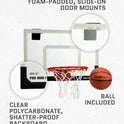 SKLZ Pro Mini Indoor Basketball Hoop - Over The Door – Portable - Great For Home, Dorms, Offices, and Gifts