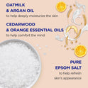 Dr Teal's Epsom Salt Magnesium Soak, Soothe & Comfort with Oat Milk & Argan Oil, 3 lbs