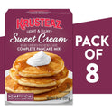Krusteaz Sweet Cream Pancake and Waffle Mix, Light & Fluffy, 26 oz Boxes (Pack of 8)