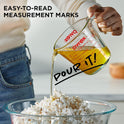Pyrex Essentials (2-Pack) Glass Measuring Cups Set, (1 & 2 Cup) Measuring Cups For Prepping, Baking and Cooking, Preheated Oven, Dishwasher, Freezer, and Microwave Safe