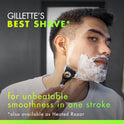 GilletteLabs With Exfoliating Bar Shaving Razor For Men, 1 Handle, 3 Blade Refills, Includes Travel Case for Convenient Storage On The Go