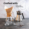 Chemex Natural Coffee Filters, Square, 100ct - Exclusive Packaging