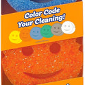Scrub Daddy Color Sponges - Scratch-Free Multipurpose Dish Sponges for Kitchen, Bathroom & Household Cleaning - Made with BPA-Free Polymer Foam (3 Count)