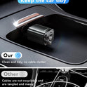 Retractable Car Charger Adapter for iPhone 17,4 in 1 Fast Charging Car Phone Charger,69W USB C Car Truck Accessories,Road Trip Essentials Gift for Men Women for iPhone 17 Pro Max/16/15/14/13/12,Galaxy