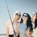 71" Phone Tripod & Selfie Stick, All in One Extendable Cell Phone Tripod with Wireless Remote, Tripods Stand for iPhone & Travel Selfie Stick 360° Rotation Compatible with iPhone Android, Camera