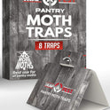 8 Pack Pantry Moth Traps- Safe and Effective for Food and Cupboard- Glue Traps with Pheromones for Pantry Moths