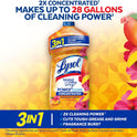 Lysol Power Clean Multi-Surface Cleaner, 2x Concentrated Pour, Mango & Hibiscus, 28 Fl Oz