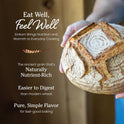 Jovial Organic Einkorn Unbleached All Purpose Flour - Bread Baking Flour for Sourdough, High Protein, Non-GMO, Organic Pizza & Pasta, European Italian, Glyphosate Free - 32 Oz