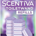 CLOROX Scentiva ToiletWand Toilet Cleaner Refills, Toilet brush, Lavender and Jasmine, 10 Count