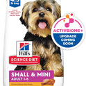 Hill's Science Diet Small & Mini, Adult 1-6, Small & Mini Breeds Premium Nutrition, Dry Dog Food, Chicken & Brown Rice, 4.5 lb Bag