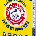 ARM & HAMMER Super Washing Soda Household Cleaner and Laundry Booster, 55 oz Box