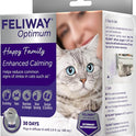 FELIWAY Optimum 30-Day Cat Calming Plug in Pheromone Diffuser Starter Kit, 48ml - Helps Reduce Common Signs of Stress in Cats & Kittens, Enhanced Calming