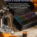 ROSSO CAFFÈ Espresso Coffee Pods for Nespresso Original Machines - 80 Capsules Variety Pack, 8 Signature Flavors, Medium to Dark Roast - Made in Italy