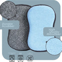 Multi-Purpose Sponges Kitchen by Scrub-it - Non-Scratch Microfiber sponges for Cleaning, Along with Heavy Duty Scrubbing Power - Reusable Dish Sponge for Dishes, Pots and Pans (6 Pack, Small)