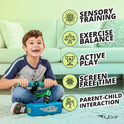 Flybar My First Foam Pogo Jumper for Kids Fun and Safe Pogo Stick for Toddlers, Durable Foam and Bungee Jumper for Ages 3 and up, Supports up to 250lbs