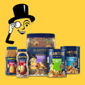 PLANTERS Honey Roasted Peanuts, Dry Roasted Peanuts, Party Snack, Plant-Based Protein, After School Snack, Sweet and Salty, Salted Nuts, Sea Salt & Honey, Snacks for Adults, Kosher, 16oz Jar