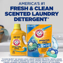 Arm & Hammer Clean Burst 5-in-1 Laundry Detergent Power Paks, High Efficieny (HE), 42 Count