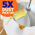 Swiffer Duster Heavy Duty Dusting Kit, Cleaning Supplies, 3 ft Extended Handle, 1 Duster, 12 Refills