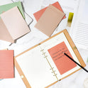 9 Pads Lined Sticky Notes 4x6 in Post, Vintage Colors Self Pad Its, Super Sticking Power Memo Pads Its, 40 Sheets/pad