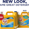 ARM & HAMMER Plus OxiClean Stain Fighters Liquid Laundry Detergent, Fresh Scent, 166.5 fl oz, 128 Loads