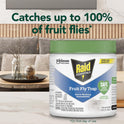Raid Essentials Fruit Fly Trap for Indoors, Made with Essential Oils, Child and Pet Safe, 5.4 oz