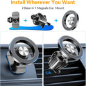Kaistyle for Magsafe Car Mount【20 Strong Magnets】Magnetic Phone Holder for Car Phone Holder Mount Dash Mounted Holders Cell Phone Holders for Your Car Accessories for Women Men for iPhone 17 16 15 14