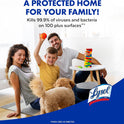 Lysol Disinfectant Spray, Household Essential Cleaning Supplies, Multi-Purpose Room Spray, Antibacterial Sanitizer Spray, Upholstery Deodorizer, Home and Bathroom, Crisp Linen,19 Fl Oz (Pack of 2)