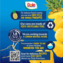 Dole Canned Fruit, Tropical Gold Pineapple Chunks in 100% Pineapple Juice, Gluten Free, Pantry Staples, No Sugar Added, 15.25 Oz, 12 Count