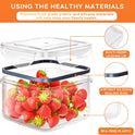 40 PCS Food Storage Containers with Lids Airtight (20 Containers & 20 Lids), Plastic Storage Meal Prep Container-Stackable 100% Leakproof & Microwave Organization and Storage Sets, Lunch Containers