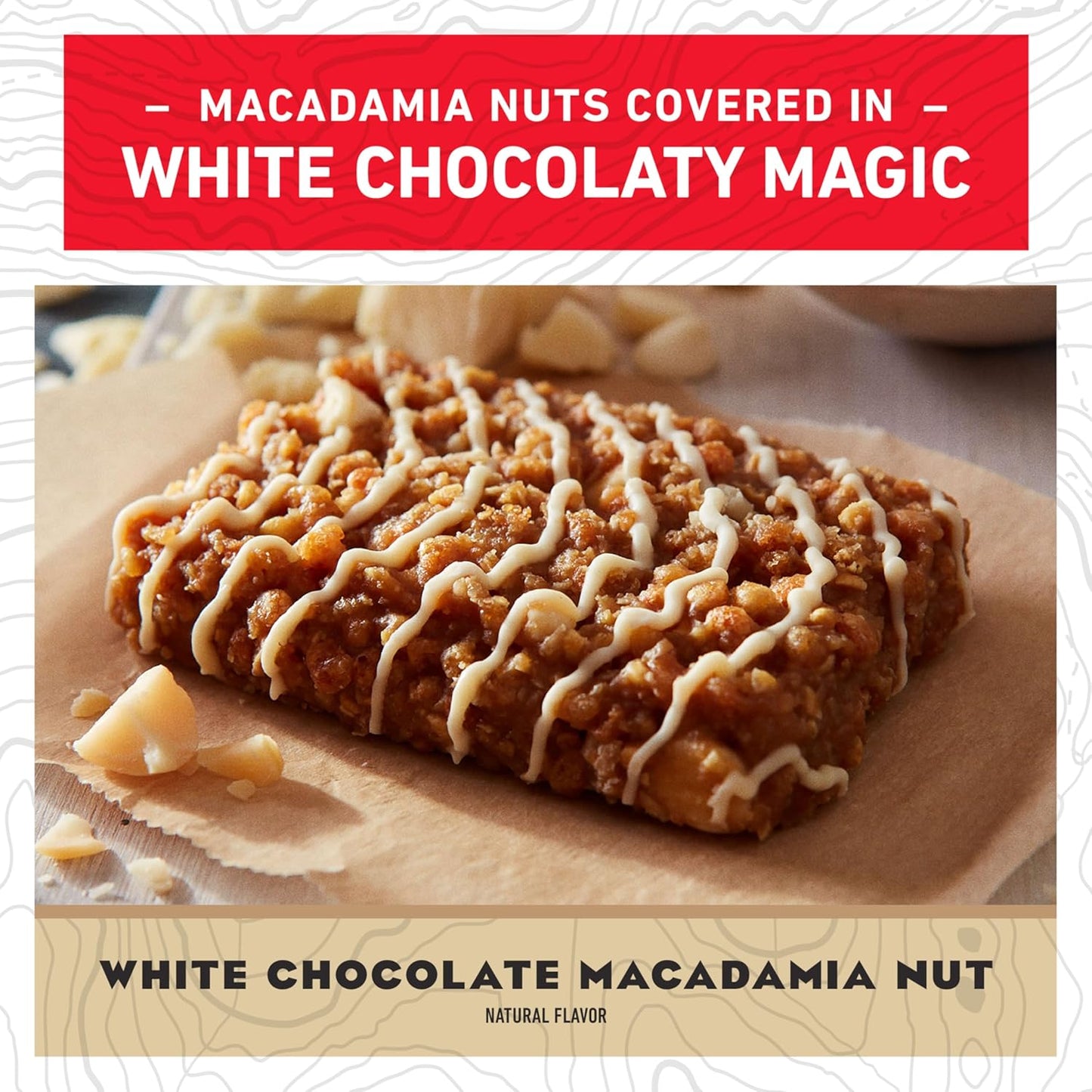 CLIF BAR - Energy Protein Bars - White Chocolate Macadamia Nut - Made with Organic Oats - Energy Bars - Non-GMO - (15 Pack)