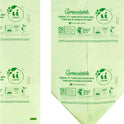 UNNI Compostable Trash Bags, 2.6 Gallon / 9.84 Liter, 100 Count, Extra Thick 0.71 Mil Small Kitchen Food Scrap Bin Liners, Certified by BPI, CMA & OK compost HOME, Meets the ASTM D6400 Standard