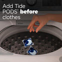 Tide PODS Liquid Laundry Detergent Soap Pacs, HE Compatible, Powerful 3-in-1 Clean in one Step, Built in Stain Removers, Spring Meadow Scent, 76 Count