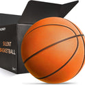 Silent Basketball Size 7 (29.5") – Grooved Airless Indoor Basketball for Quiet Dribbling and Indoor Training, Pro PU Foam Ball – Real Feel Higher Bounce Quieter