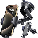 [2025 True Military-Grade] Car Phone Holder VANMASS [Upgraded Strongest Suction & Clip] Cell Phone Mount for Dashboard Windshield Vent Wall,Truck Cradle Stand for iPhone 17 Pro Max 16 15 14 13 Android