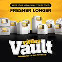 Gamma2 Vittles Vault Pet Food Storage Containers - Sealed Dog and Cat Food Storage Container, Fits up to 25lbs, Made in the USA - [12"L x 13.75"H]