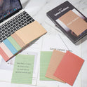 9 Pads Lined Sticky Notes 4x6 in Post, Vintage Colors Self Pad Its, Super Sticking Power Memo Pads Its, 40 Sheets/pad