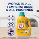 ARM & HAMMER Sensitive Skin Liquid Laundry Detergent, Fresh Scent, 105 fl oz, 105 Loads