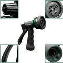 AUTOMAN-Garden-Hose-Nozzle, ABS Water Spray Nozzle with 7 Adjustable Watering Patterns, Slip Resistant for Watering Plants, Lawn& Garden, Washing Cars, Cleaning, Showering Pets & Outdoor Fun.