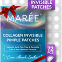 MAREE Pimple Patches for Face - Acne Clearing Device - Clear Acne Patches for Face - Invisible Hydrocolloid Patch Parches Para Acne Stickers Zit Dots - Cystic Zit Healing Blemish Pinple Covers