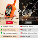 ThermoPro TP509 Candy Thermometer with Pot Clip, 10" Long Probe Instant Read Meat Food Thermometer with LCD, Cooking Oil Thermometer Deep Frying Thermometer for Candy Maple Syrup Sugar Brewing Making