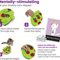 Catstages Nina Ottosson Buggin' Out Puzzle & Play – Interactive Cat Puzzle Feeder for Indoor Cats, 16 Hidden Treat Compartments, Slow Feeder, Durable & Easy-Clean